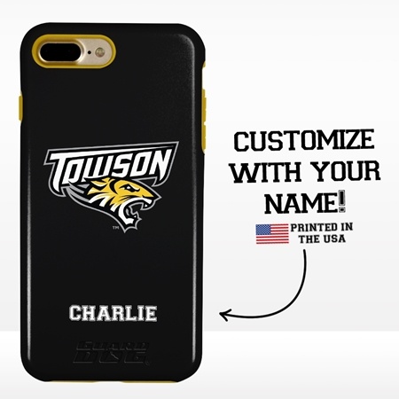 Collegiate Case for iPhone 7 Plus / 8 Plus – Hybrid Towson Tigers - Personalized
