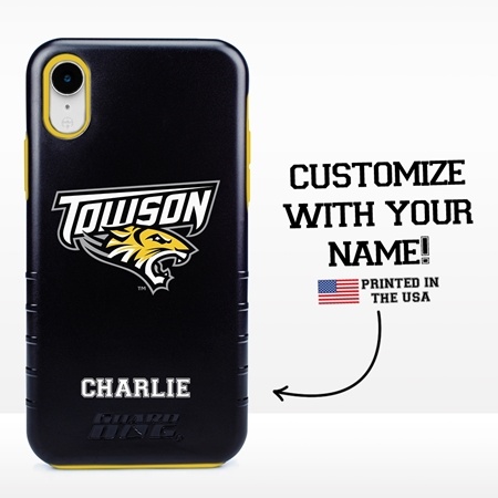 Collegiate Case for iPhone XR – Hybrid Towson Tigers - Personalized
