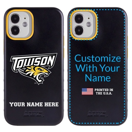 Collegiate Case for iPhone 12 Mini – Hybrid Towson Tigers - Personalized
