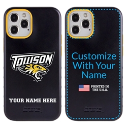 
Collegiate Case for iPhone 12 Pro Max – Hybrid Towson Tigers - Personalized
