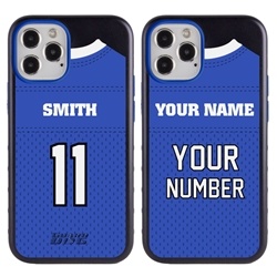 
Personalized Football Jersey Case for iPhone 12 / 12 Pro – Hybrid – (Black Case)