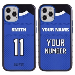 
Personalized Football Jersey Case for iPhone 12 / 12 Pro – Hybrid – (Black Case)