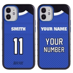 
Personalized Football Jersey Case for iPhone 12 Mini – Hybrid – (Black Case)