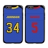 Personalized Football Jersey Case for iPhone 6 / 6s – Hybrid – (Black Case)
