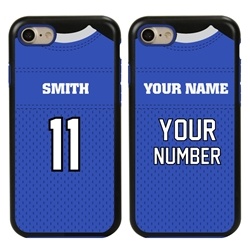 
Personalized Football Jersey Case for iPhone 7 / 8 / SE – Hybrid – (Black Case)