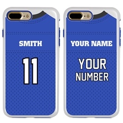 
Personalized Football Jersey Case for iPhone 7 Plus / 8 Plus – Hybrid – (White Case)