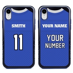 
Personalized Football Jersey Case for iPhone XR – Hybrid – (Black Case)