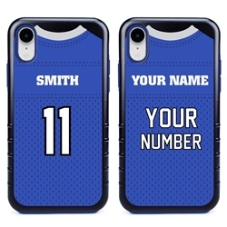 
Personalized Football Jersey Case for iPhone XR – Hybrid – (Black Case)