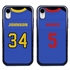 Personalized Football Jersey Case for iPhone XR – Hybrid – (Black Case)
