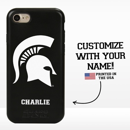 Collegiate Case for iPhone 7 / 8 – Hybrid Michigan State Spartans - Personalized
