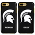 Collegiate Case for iPhone 7 Plus / 8 Plus – Hybrid Michigan State Spartans - Personalized
