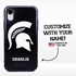 Collegiate Case for iPhone XR – Hybrid Michigan State Spartans - Personalized

