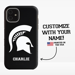 
Collegiate Case for iPhone 11 – Hybrid Michigan State Spartans - Personalized