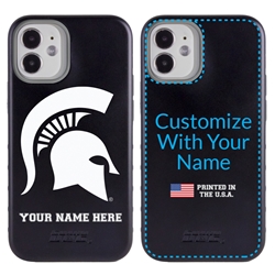 
Collegiate Case for iPhone 12 Mini – Hybrid Michigan State Spartans - Personalized