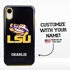 Collegiate Case for iPhone XR – Hybrid LSU Tigers - Personalized
