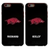 Collegiate Case for iPhone 6 Plus / 6s Plus – Hybrid Arkansas Razorbacks - Personalized

