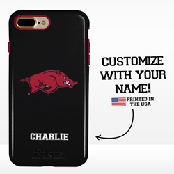 
Collegiate Case for iPhone 7 Plus / 8 Plus – Hybrid Arkansas Razorbacks - Personalized