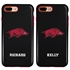 Collegiate Case for iPhone 7 Plus / 8 Plus – Hybrid Arkansas Razorbacks - Personalized
