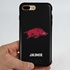 Collegiate Case for iPhone 7 Plus / 8 Plus – Hybrid Arkansas Razorbacks - Personalized
