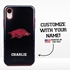 Collegiate Case for iPhone XR – Hybrid Arkansas Razorbacks - Personalized
