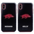 Collegiate Case for iPhone XS Max – Hybrid Arkansas Razorbacks - Personalized
