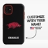 Collegiate Case for iPhone 11 – Hybrid Arkansas Razorbacks - Personalized
