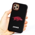 Collegiate Case for iPhone 11 Pro Max – Hybrid Arkansas Razorbacks - Personalized
