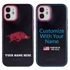 Collegiate Case for iPhone 12 Mini – Hybrid Arkansas Razorbacks - Personalized
