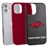 Collegiate Case for iPhone 12 Mini – Hybrid Arkansas Razorbacks - Personalized
