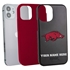 Collegiate Case for iPhone 12 Mini – Hybrid Arkansas Razorbacks - Personalized
