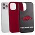 Collegiate Case for iPhone 12 Pro Max – Hybrid Arkansas Razorbacks - Personalized
