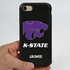 Collegiate Case for iPhone 7 / 8 – Hybrid Kansas State Wildcats - Personalized

