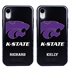 Collegiate Case for iPhone XR – Hybrid Kansas State Wildcats - Personalized
