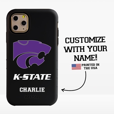 Collegiate Case for iPhone 11 Pro – Hybrid Kansas State Wildcats - Personalized
