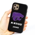 Collegiate Case for iPhone 11 Pro Max – Hybrid Kansas State Wildcats - Personalized
