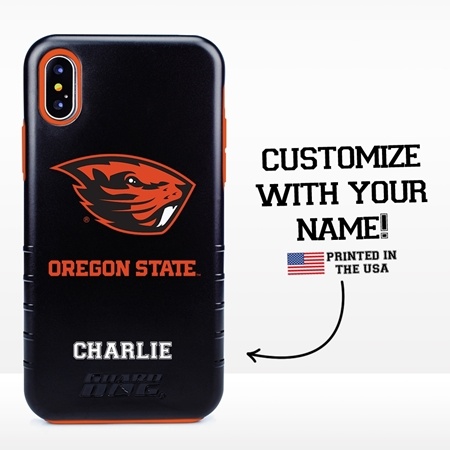 Collegiate Case for iPhone X / XS – Hybrid Oregon State Beavers - Personalized
