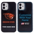 Collegiate Case for iPhone 12 Mini – Hybrid Oregon State Beavers - Personalized
