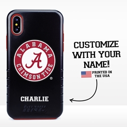 
Collegiate Case for iPhone XS Max – Hybrid Alabama Crimson Tide - Personalized