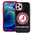 Collegiate Case for iPhone 12 / 12 Pro – Hybrid Alabama Crimson Tide - Personalized
