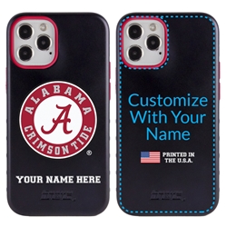 
Collegiate Case for iPhone 12 Pro Max – Hybrid Alabama Crimson Tide - Personalized