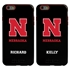 Collegiate Case for iPhone 6 Plus / 6s Plus – Hybrid Nebraska Cornhuskers - Personalized
