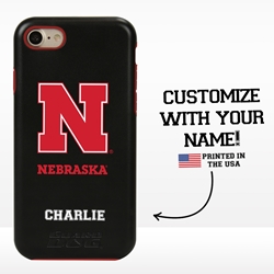 
Collegiate Case for iPhone 7 / 8 – Hybrid Nebraska Cornhuskers - Personalized