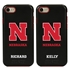 Collegiate Case for iPhone 7 / 8 – Hybrid Nebraska Cornhuskers - Personalized

