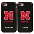 Collegiate Case for iPhone 7 / 8 – Hybrid Nebraska Cornhuskers - Personalized
