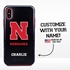 Collegiate Case for iPhone X / XS – Hybrid Nebraska Cornhuskers - Personalized
