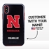 Collegiate Case for iPhone X / XS – Hybrid Nebraska Cornhuskers - Personalized
