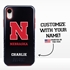 Collegiate Case for iPhone XR – Hybrid Nebraska Cornhuskers - Personalized
