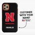 Collegiate Case for iPhone 11 Pro – Hybrid Nebraska Cornhuskers - Personalized

