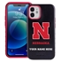 Collegiate Case for iPhone 12 Mini – Hybrid Nebraska Cornhuskers - Personalized
