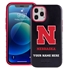 Collegiate Case for iPhone 12 / 12 Pro – Hybrid Nebraska Cornhuskers - Personalized
